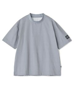 MEN'S BIGI / メンズビギ Tシャツ | ドットメッシュプリントモックネックTシャツ＜ストレッチ・軽量・ハンドウォッシャブル・通気性＞