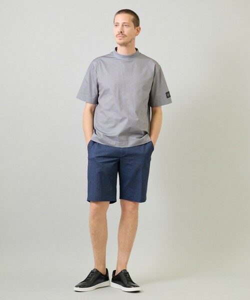 MEN'S BIGI / メンズビギ Tシャツ | ドットメッシュプリントモックネックTシャツ＜ストレッチ・軽量・ハンドウォッシャブル・通気性＞ | 詳細2