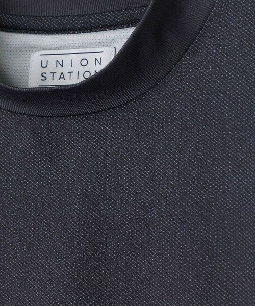 MEN'S BIGI / メンズビギ Tシャツ | ドットメッシュプリントモックネックTシャツ＜ストレッチ・軽量・ハンドウォッシャブル・通気性＞ | 詳細3