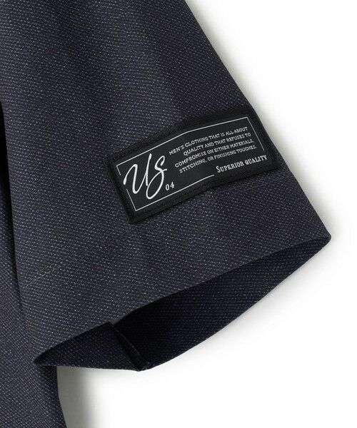 MEN'S BIGI / メンズビギ Tシャツ | ドットメッシュプリントモックネックTシャツ＜ストレッチ・軽量・ハンドウォッシャブル・通気性＞ | 詳細4