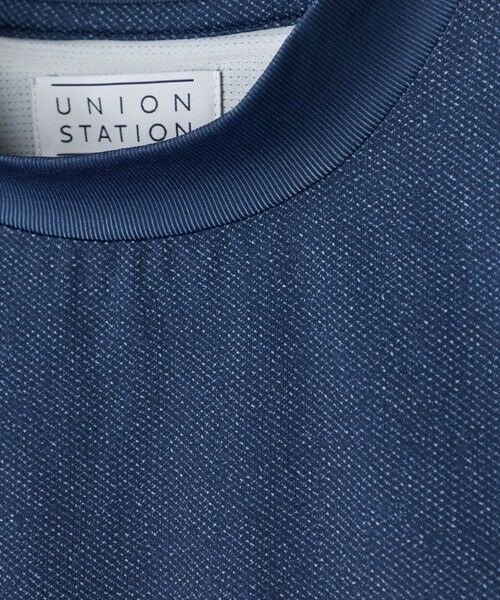 MEN'S BIGI / メンズビギ Tシャツ | ドットメッシュプリントモックネックTシャツ＜ストレッチ・軽量・ハンドウォッシャブル・通気性＞ | 詳細5