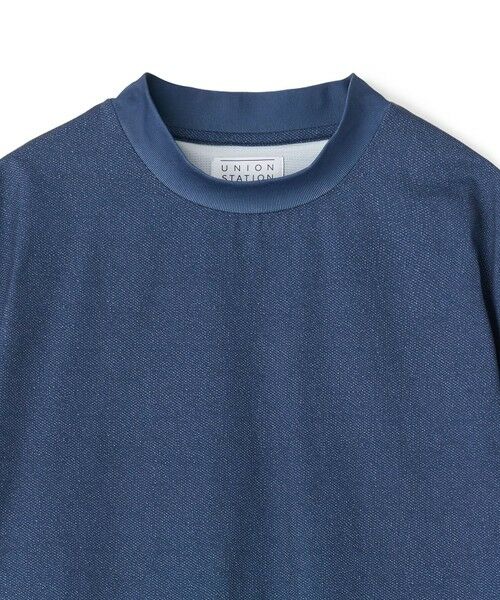 MEN'S BIGI / メンズビギ Tシャツ | ドットメッシュプリントモックネックTシャツ＜ストレッチ・軽量・ハンドウォッシャブル・通気性＞ | 詳細6