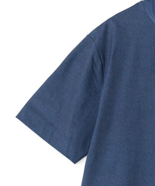 MEN'S BIGI / メンズビギ Tシャツ | ドットメッシュプリントモックネックTシャツ＜ストレッチ・軽量・ハンドウォッシャブル・通気性＞ | 詳細7