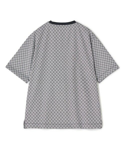 MEN'S BIGI / メンズビギ Tシャツ | ジオメトリックジャガードTシャツ＜ストレッチ・マシンウォッシャブル＞ | 詳細6