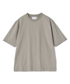 MEN'S BIGI / メンズビギ Tシャツ | マルチファンクションジャガードTシャツ＜ストレッチ・速乾・イージーケア・ハンドウォッシャブル・UVカット・抗菌・防臭＞