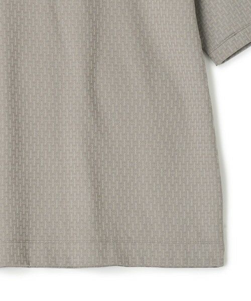 MEN'S BIGI / メンズビギ Tシャツ | マルチファンクションジャガードTシャツ<ストレッチ・速乾・イージーケア・ハンドウォッシャブル・UVカット・抗菌・防臭> | 詳細5