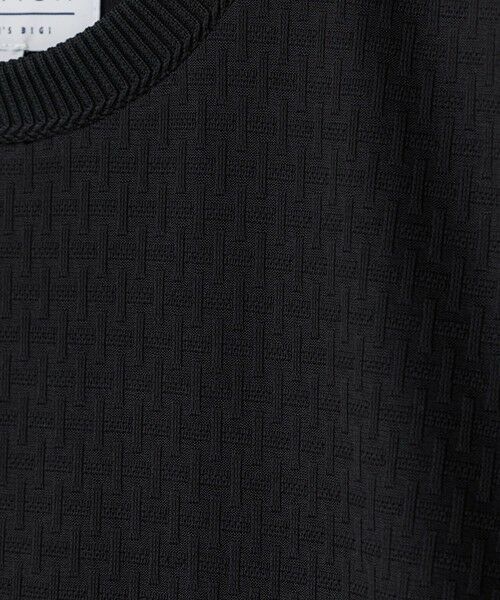 MEN'S BIGI / メンズビギ Tシャツ | マルチファンクションジャガードTシャツ<ストレッチ・速乾・イージーケア・ハンドウォッシャブル・UVカット・抗菌・防臭> | 詳細7