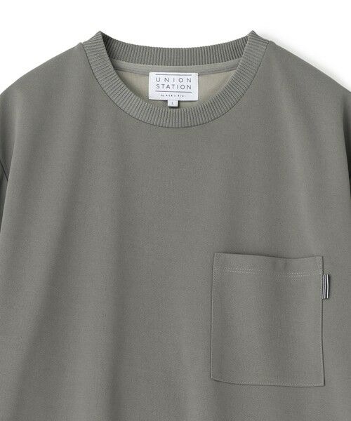 MEN'S BIGI / メンズビギ Tシャツ | 梨地ポンチポケットTシャツ＜ストレッチ・マシンウォッシャブル＞ | 詳細4
