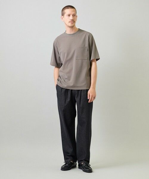 MEN'S BIGI / メンズビギ Tシャツ | 梨地ポンチポケットTシャツ＜ストレッチ・マシンウォッシャブル＞ | 詳細8