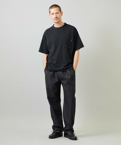 MEN'S BIGI / メンズビギ Tシャツ | 梨地ポンチポケットTシャツ＜ストレッチ・マシンウォッシャブル＞ | 詳細15