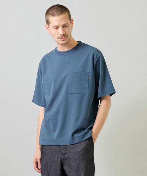 MEN'S BIGI / メンズビギ Tシャツ | 梨地ポンチポケットTシャツ＜ストレッチ・マシンウォッシャブル＞ | 詳細22