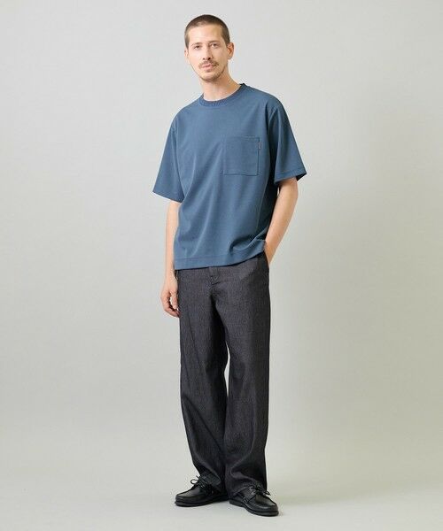 MEN'S BIGI / メンズビギ Tシャツ | 梨地ポンチポケットTシャツ＜ストレッチ・マシンウォッシャブル＞ | 詳細23