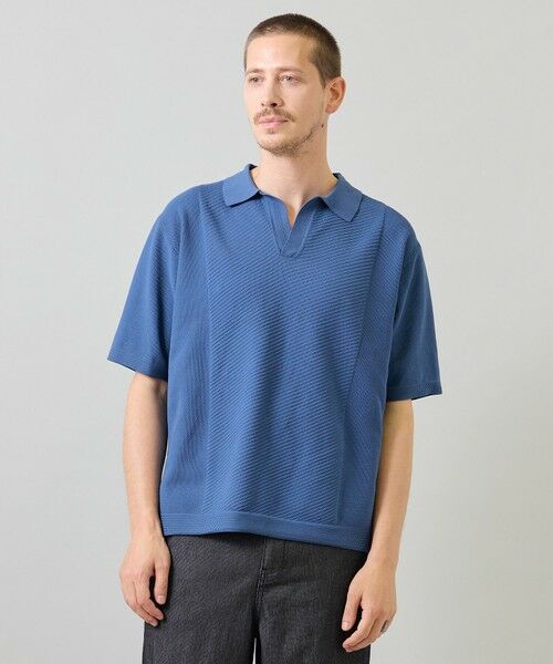 MEN'S BIGI / メンズビギ ポロシャツ | ポリエステルニットポロシャツ | 詳細15