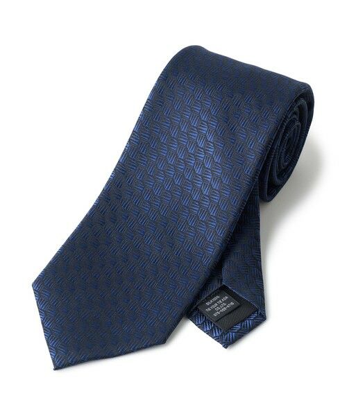 MEN'S BIGI / メンズビギ ネクタイ | 【TIE YOUR TIE /タイユアタイ】ジオメトリック柄ネクタイ（ネイビー）