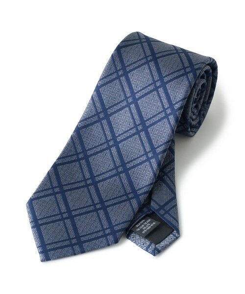 MEN'S BIGI / メンズビギ ネクタイ | 【TIE YOUR TIE /タイユアタイ】ヴィンテージチェック柄ネクタイ（ネイビー系）