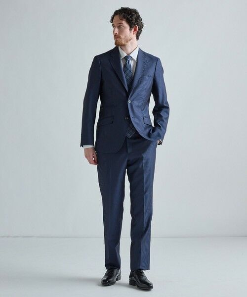 MEN'S BIGI / メンズビギ ビジネス・ドレスシューズ | スコッチガードレザー ストレートチップシューズ | 詳細2