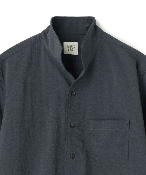 MEN'S BIGI / メンズビギ シャツ・ブラウス | SMARTTECH ナイロンストレッチ スタンドカラーシャツ＜接触冷感/ストレッチ/防シワ性/ウォッシャブル＞ | 詳細3