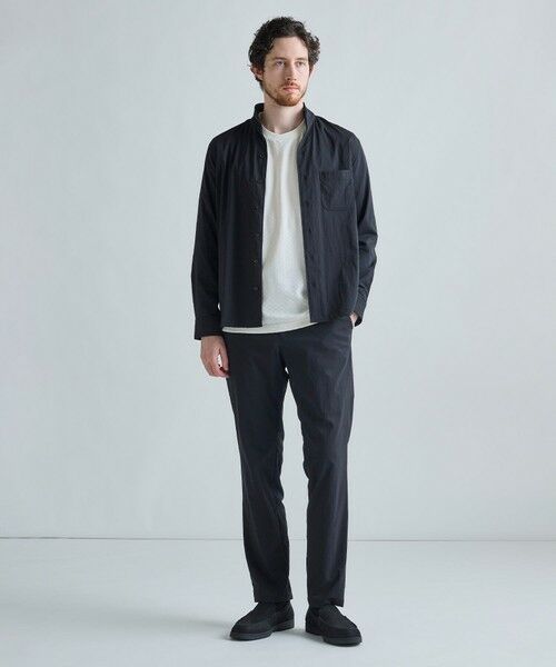 MEN'S BIGI / メンズビギ シャツ・ブラウス | SMARTTECH ナイロンストレッチ スタンドカラーシャツ＜接触冷感/ストレッチ/防シワ性/ウォッシャブル＞ | 詳細13