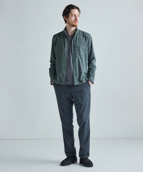 MEN'S BIGI / メンズビギ シャツ・ブラウス | SMARTTECH ナイロンストレッチ スタンドカラーシャツ＜接触冷感/ストレッチ/防シワ性/ウォッシャブル＞ | 詳細19