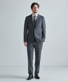 MEN'S BIGI / メンズビギ セットアップ | 【Loro Piana/ロロ・ピアーナ】ウール梳毛 グレンチェック柄スーツ