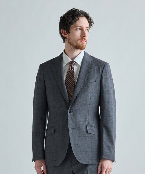 MEN'S BIGI / メンズビギ セットアップ | 【Loro Piana/ロロ・ピアーナ】ウール梳毛 グレンチェック柄スーツ | 詳細1