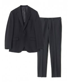 MEN'S BIGI / メンズビギ セットアップ | ウールブレンド ブラックフォーマルスーツ＜ストレッチ＞