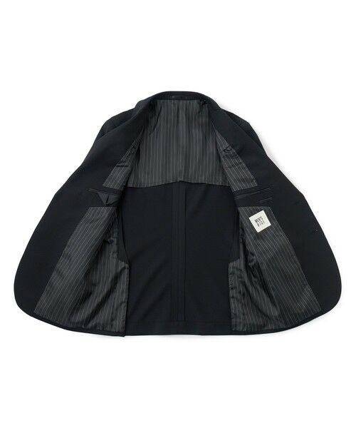 MEN'S BIGI / メンズビギ セットアップ | ウールブレンド ブラックフォーマルスーツ<ストレッチ> | 詳細12