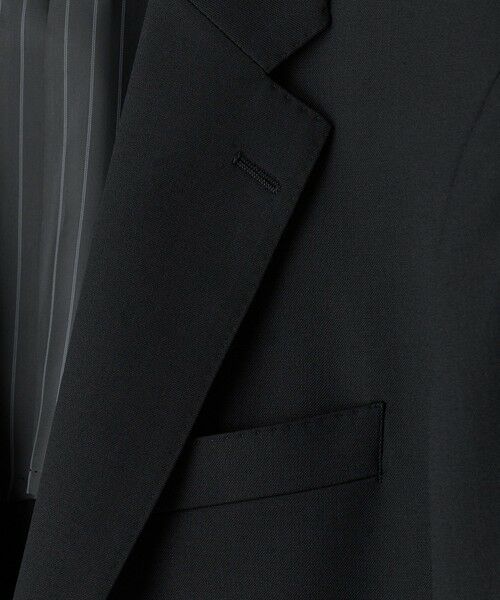 MEN'S BIGI / メンズビギ セットアップ | ウールブレンド ブラックフォーマルスーツ<ストレッチ> | 詳細8