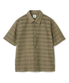 MEN'S BIGI / メンズビギ Tシャツ | シアージオメトリック半袖シャツ