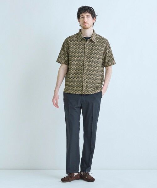 MEN'S BIGI / メンズビギ Tシャツ | シアージオメトリック半袖シャツ | 詳細12