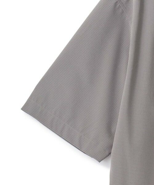 MEN'S BIGI / メンズビギ シャツ・ブラウス | ドットメッシュレギュラーカラーシャツ〈ストレッチ・マシンウォッシャブル・軽量・接触冷感・通気性〉 | 詳細8
