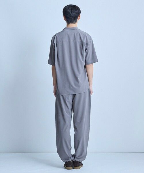 MEN'S BIGI / メンズビギ シャツ・ブラウス | ドットメッシュレギュラーカラーシャツ〈ストレッチ・マシンウォッシャブル・軽量・接触冷感・通気性〉 | 詳細6