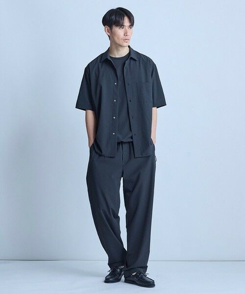MEN'S BIGI / メンズビギ シャツ・ブラウス | ドットメッシュレギュラーカラーシャツ〈ストレッチ・マシンウォッシャブル・軽量・接触冷感・通気性〉 | 詳細18