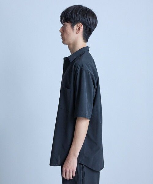 MEN'S BIGI / メンズビギ シャツ・ブラウス | ドットメッシュレギュラーカラーシャツ〈ストレッチ・マシンウォッシャブル・軽量・接触冷感・通気性〉 | 詳細21