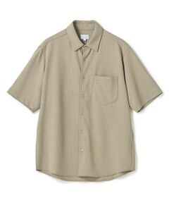 MEN'S BIGI / メンズビギ シャツ・ブラウス | ストレッチナイロンリンクスハーフスリーブシャツ＜ストレッチ・マシンウォッシャブル・接触冷感＞