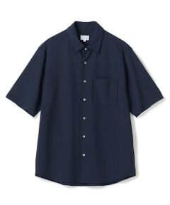 MEN'S BIGI / メンズビギ シャツ・ブラウス | ストレッチナイロンリンクスハーフスリーブシャツ＜ストレッチ・マシンウォッシャブル・接触冷感＞
