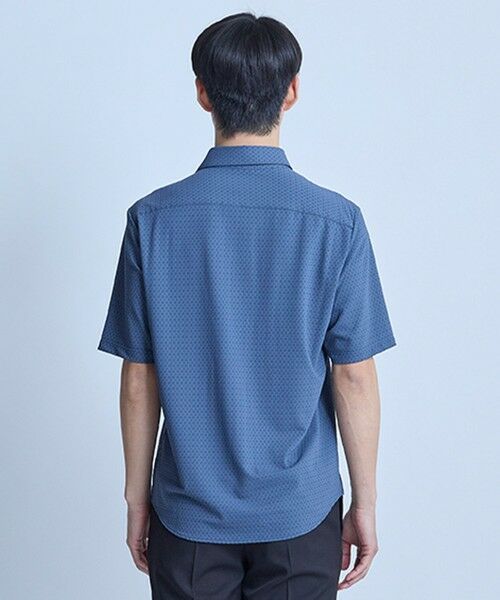 MEN'S BIGI / メンズビギ シャツ・ブラウス | ストレッチナイロンリンクスハーフスリーブシャツ＜ストレッチ・マシンウォッシャブル・接触冷感＞ | 詳細7