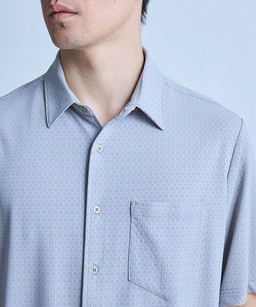 MEN'S BIGI / メンズビギ シャツ・ブラウス | ストレッチナイロンリンクスハーフスリーブシャツ＜ストレッチ・マシンウォッシャブル・接触冷感＞ | 詳細12
