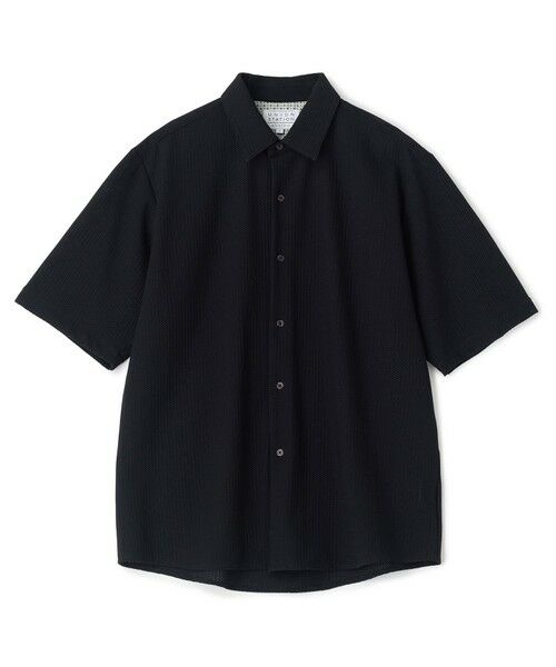 MEN'S BIGI / メンズビギ シャツ・ブラウス | ハニカムジャージー半袖シャツ | 詳細1