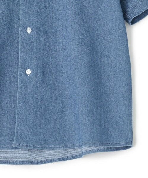 MEN'S BIGI / メンズビギ シャツ・ブラウス | メッシュデニムハーフスリーブシャツ＜ストレッチ・ハンドウォッシャブル・通気性＞ | 詳細5