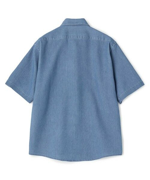 MEN'S BIGI / メンズビギ シャツ・ブラウス | メッシュデニムハーフスリーブシャツ＜ストレッチ・ハンドウォッシャブル・通気性＞ | 詳細8