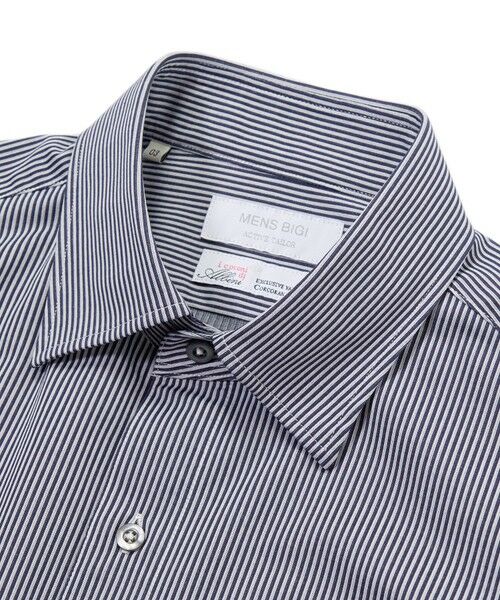 MEN'S BIGI / メンズビギ シャツ・ブラウス | J-CAMICIE ハイゲージジャージドレスシャツ（Albini×RENU）＜ストレッチ＞ | 詳細14