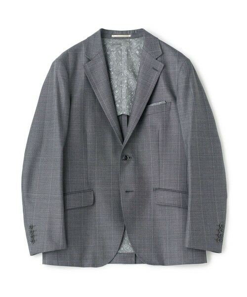 MEN'S BIGI / メンズビギ テーラードジャケット | ウィンドウペンチェック セットアップジャケット（グレー）