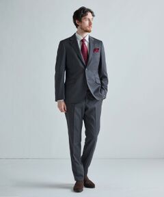MEN'S BIGI / メンズビギ セットアップ | 【Loro Piana/ロロ・ピアーナ】ウールギャバジン 無地スーツ