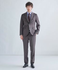 MEN'S BIGI / メンズビギ セットアップ | 【Loro Piana/ロロ・ピアーナ】ウールギャバジン 無地スーツ