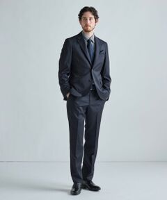 MEN'S BIGI / メンズビギ セットアップ | 【Loro Piana/ロロ・ピアーナ】ウールギャバジン 無地スーツ