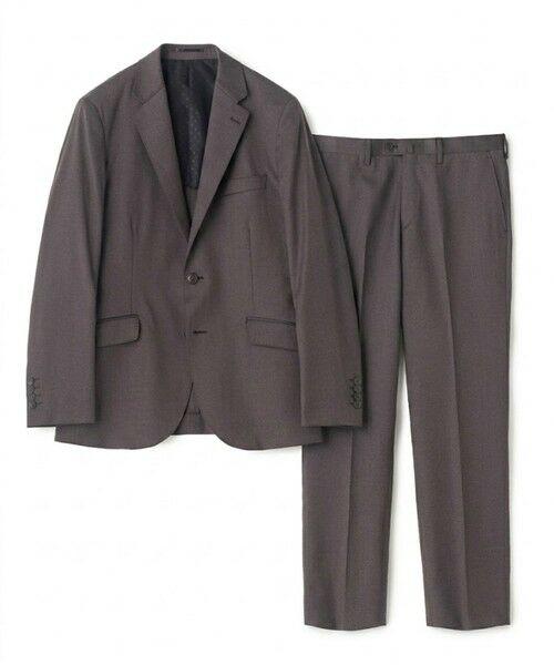 MEN'S BIGI / メンズビギ セットアップ | 【Loro Piana/ロロ・ピアーナ】ウールギャバジン 無地スーツ | 詳細15