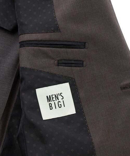 MEN'S BIGI / メンズビギ セットアップ | 【Loro Piana/ロロ・ピアーナ】ウールギャバジン 無地スーツ | 詳細25