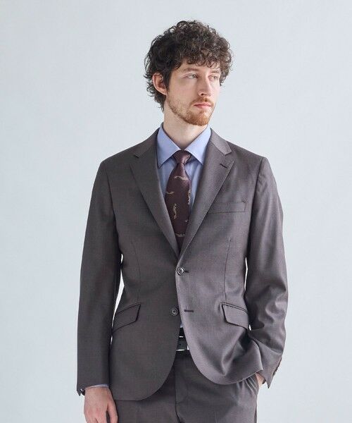 MEN'S BIGI / メンズビギ セットアップ | 【Loro Piana/ロロ・ピアーナ】ウールギャバジン 無地スーツ | 詳細11