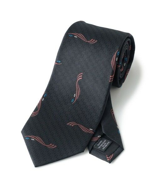 MEN'S BIGI / メンズビギ ネクタイ | TIE YOUR TIE ヴィンテージモチーフネクタイ（ブラック）